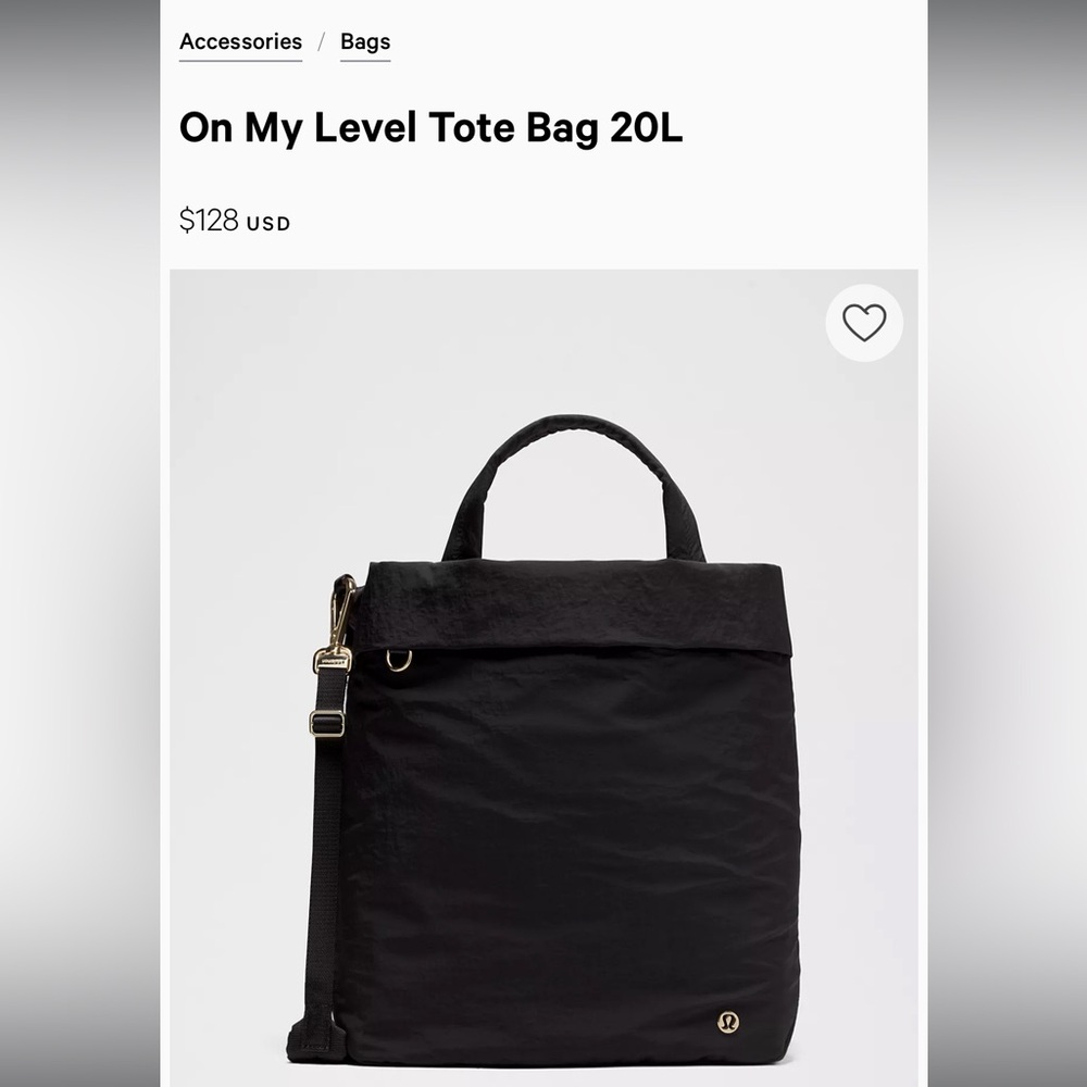Lululemon On My Level Bag
